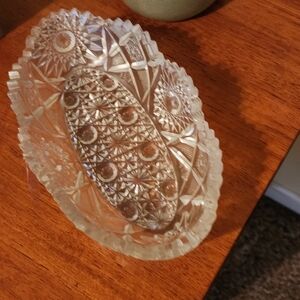 Crystal candy dish